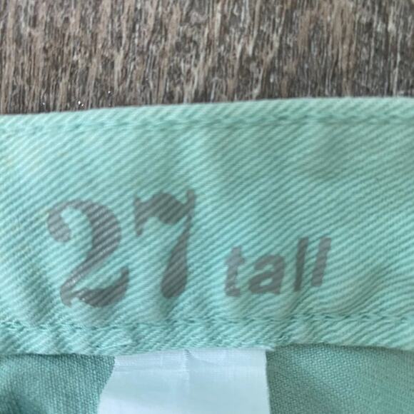 J. Crew Mint Green Toothpick Skinny Jeans Denim - Picture 12 of 13